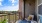 Balcony overlooking green grass